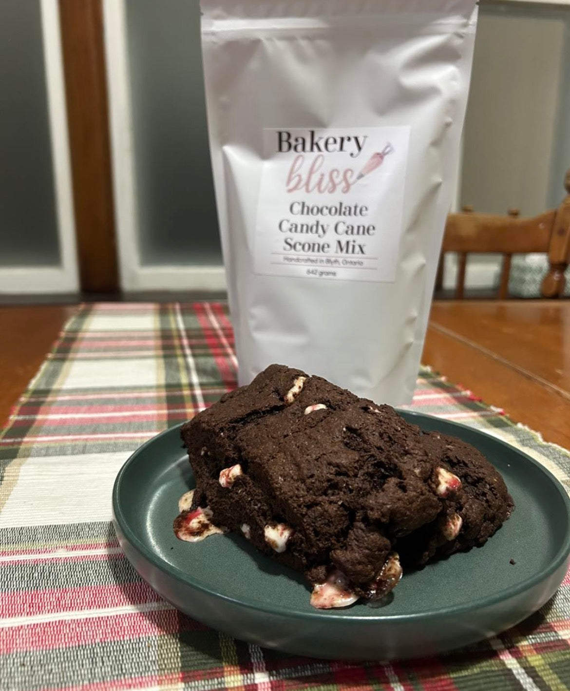 Chocolate Candy Cane Scone Mix